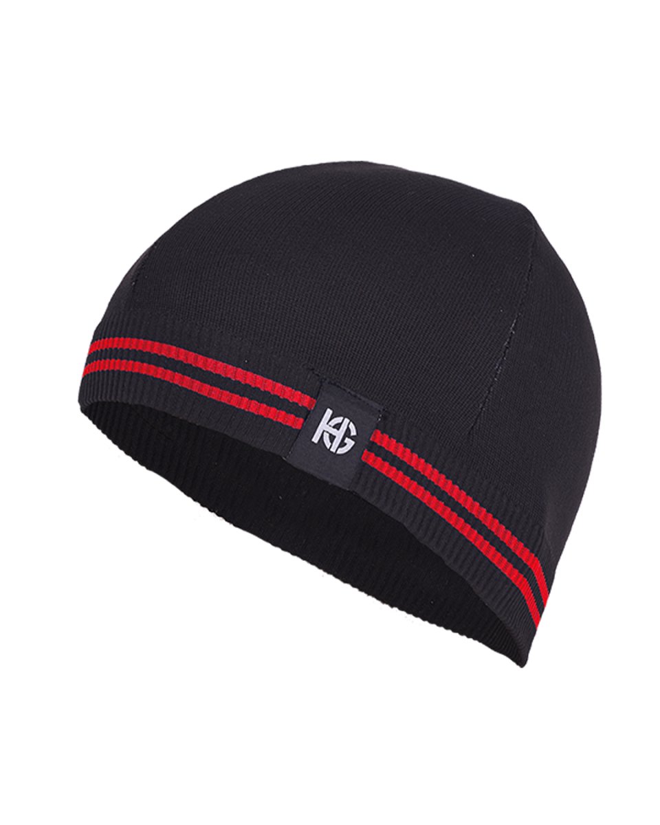 OULU · Gorro técnico fino para debajo del casco de esquí | Rojo