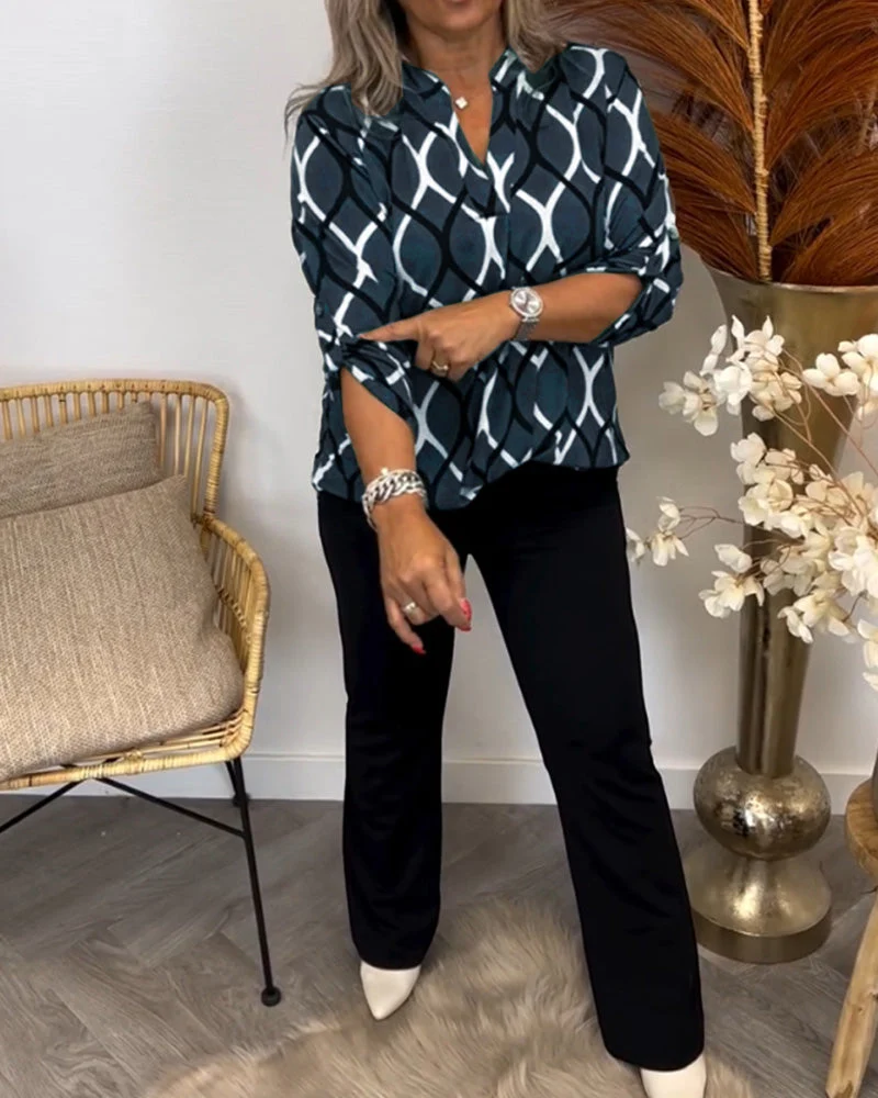 Noor | Blusa con estampado gráfico - Imagen 9