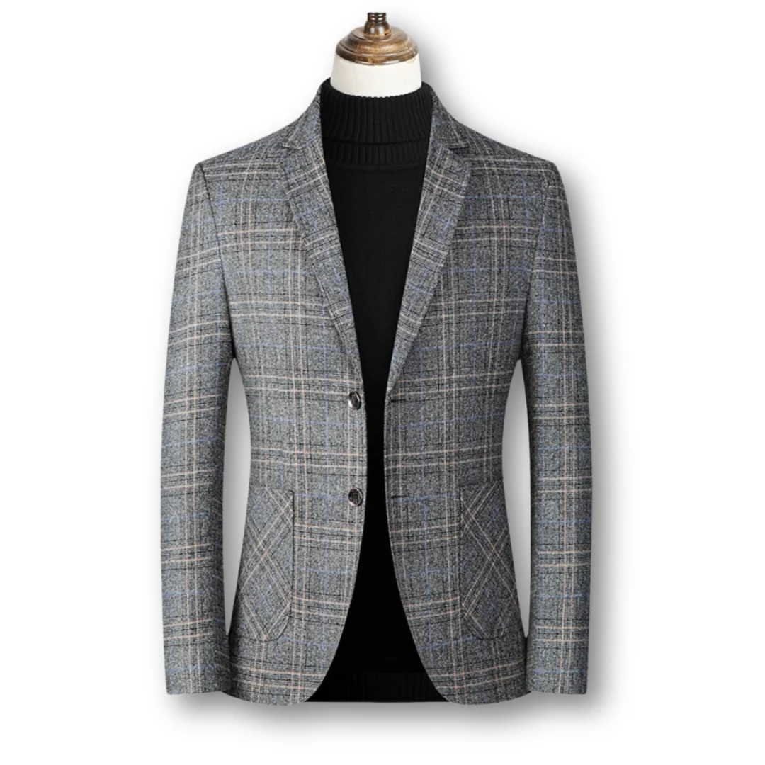 Domenico | Blazer Elegante en Tejido Escocés - Imagen 4
