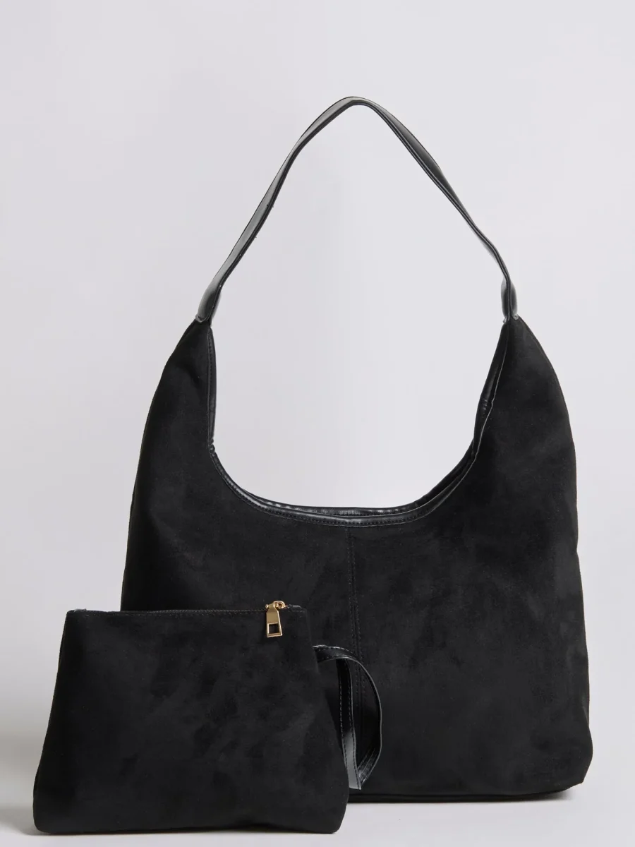 Bolso de mano de cuero de gamuza para uso diario - Imagen 3