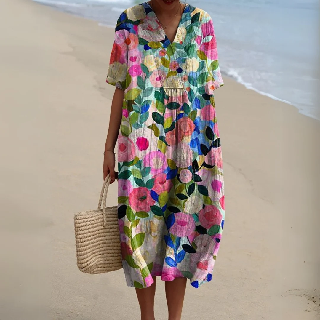 Nicole | Vestido floral de verano - Imagen 2