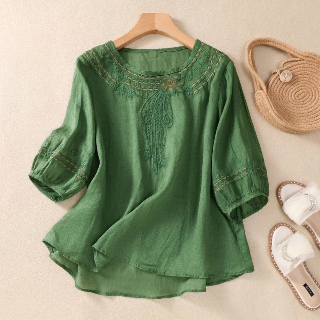 Laurienne™ | Blusa bordada - Imagen 3
