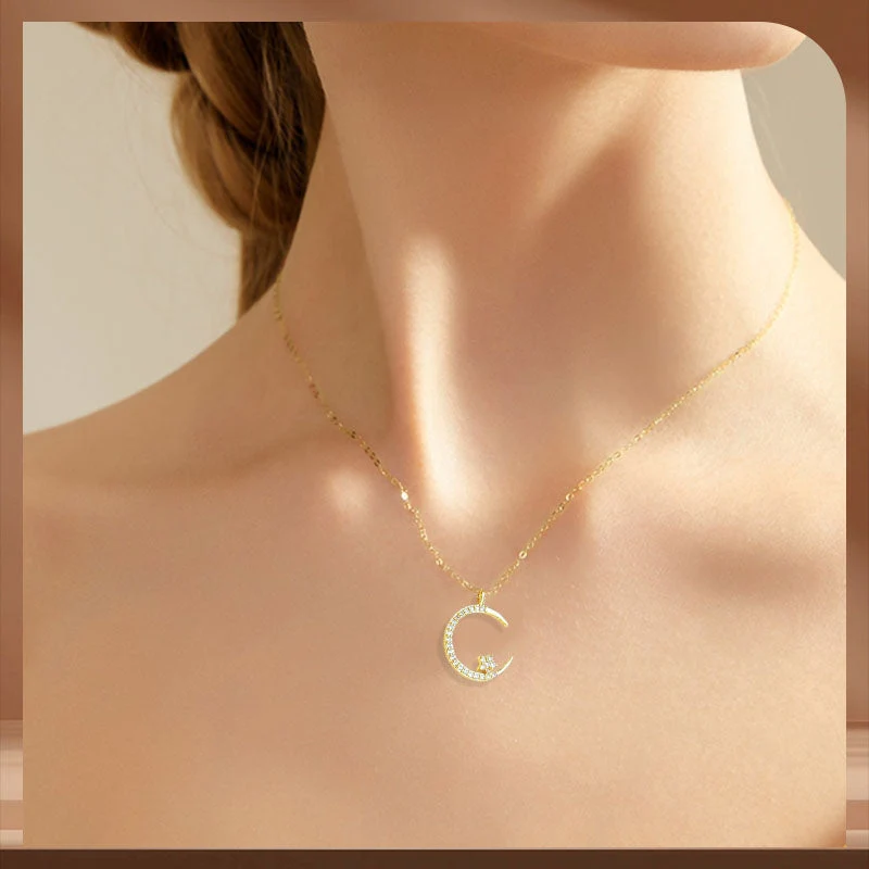 Celeste – Collar de Mujer Estrella y Luna - Imagen 6
