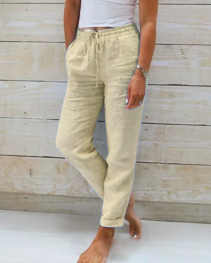 PANTALÓN ESTERALDA CON CINTURA ELÁSTICA - Imagen 3