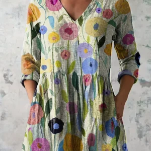 Louise | Blusa Larga con Escote en V para Mujer