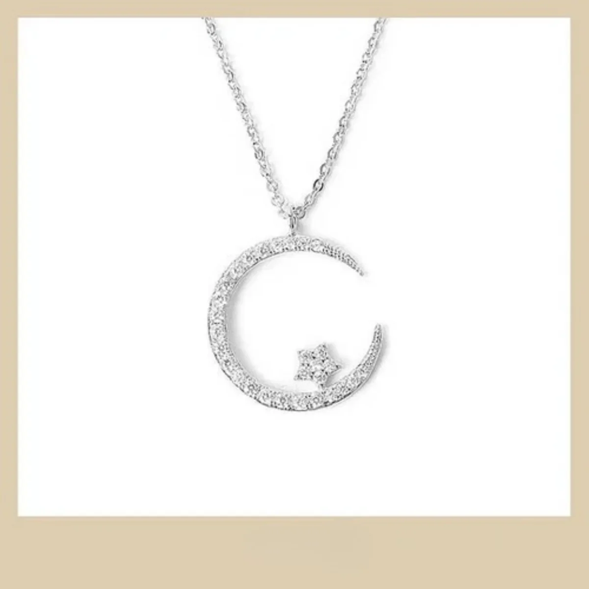 Celeste – Collar de Mujer Estrella y Luna - Imagen 3