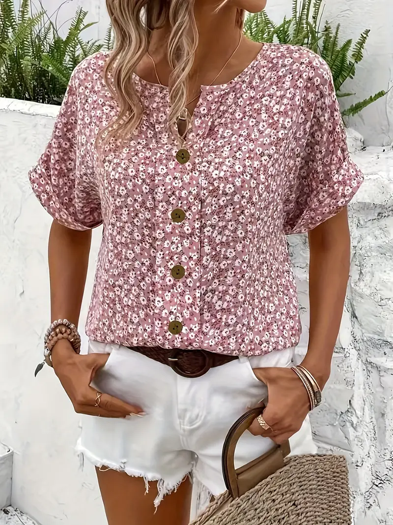 Verna | Blusa elegante con estampado floral - Imagen 5