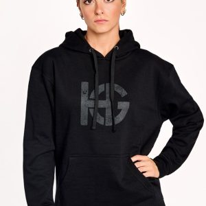 CLASS · Sudadera de algodón con logo SportHG® | Negro