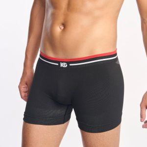 SPIRIT · Boxer seamless transpirable para deporte y uso diario | Negro