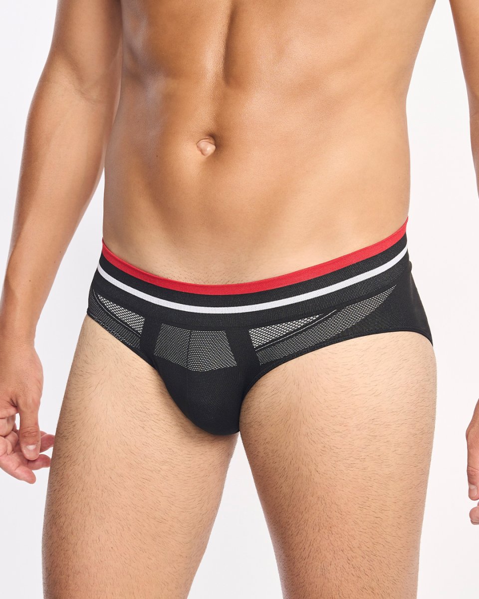 SPIRIT · Slip seamless ligero para confort diario y deporte | Negro - Imagen 2