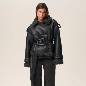 Elvira | Abrigo de Shearling con Cinturón