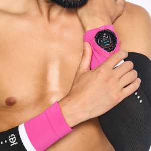 NIX · Manguitos técnicos con abertura para reloj deportivo | Fucsia