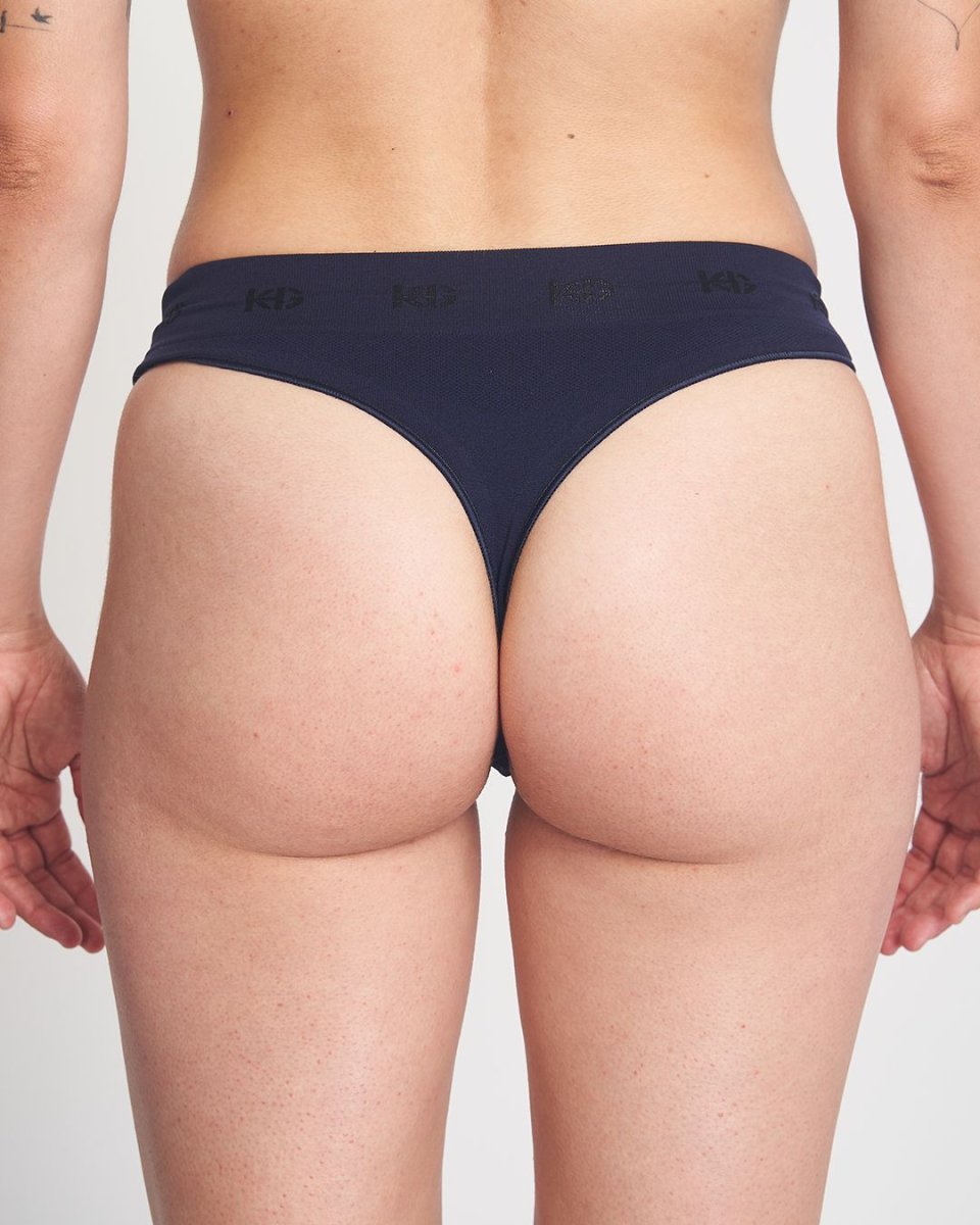 MIND · Tanga seamless ligero para comodidad invisible | Marino
