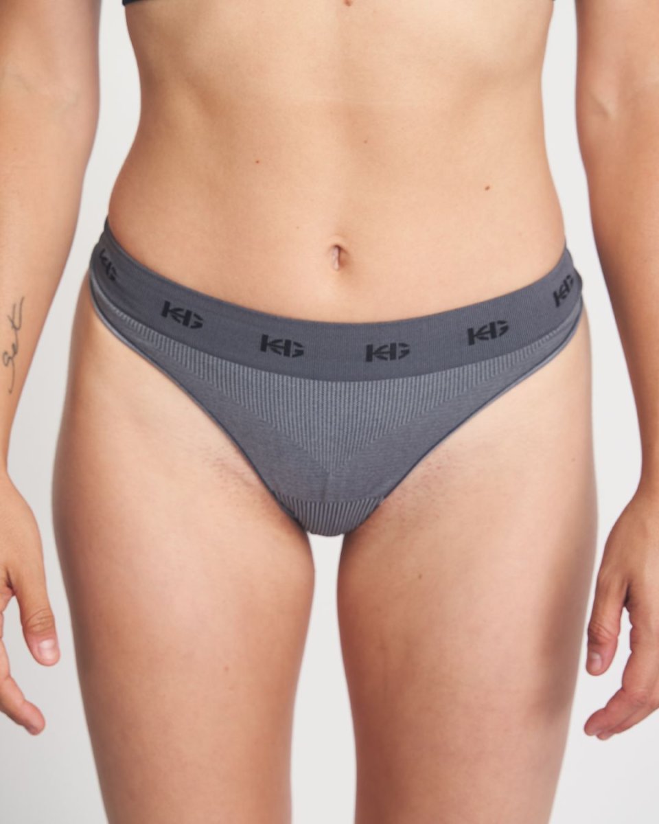 MIND · Tanga seamless ligero para comodidad invisible | Gris - Imagen 3