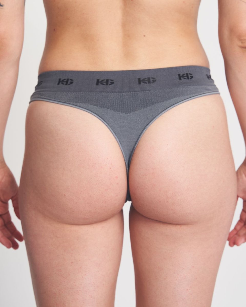 MIND · Tanga seamless ligero para comodidad invisible | Gris - Imagen 2