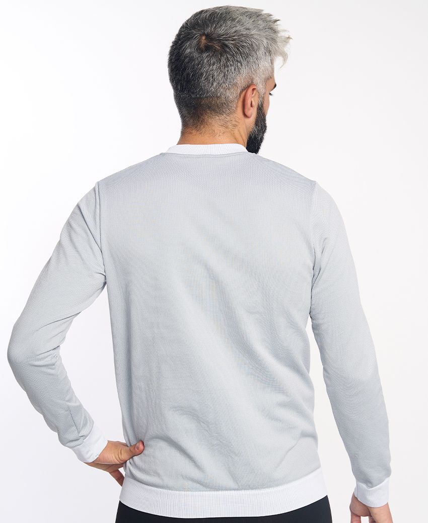 LOBBY · Sudadera seamless termorreguladora para invierno | Blanco hueso - Imagen 3