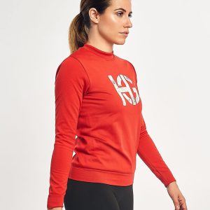 LOBBY · Sudadera seamless termorreguladora para invierno | Rojo