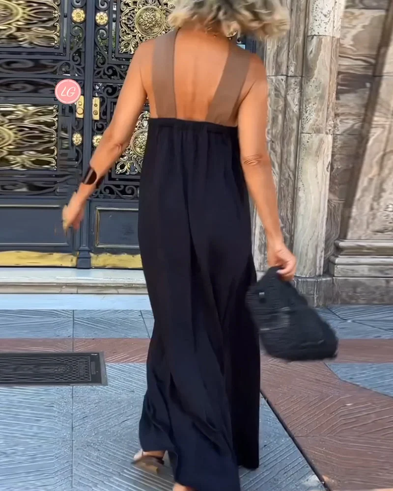 SIENNA | Elegante vestido sin espalda con cuello cruzado de moda para Mujer - Imagen 9
