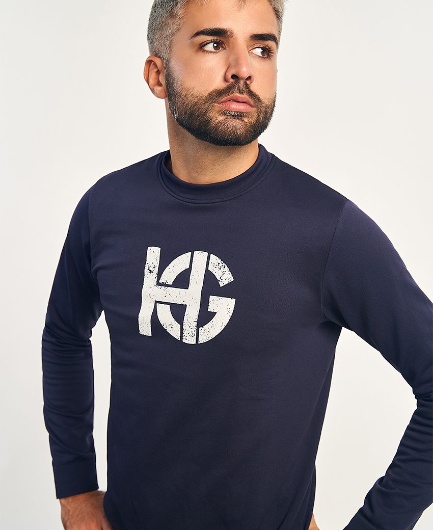 LOBBY · Sudadera seamless termorreguladora para invierno | Marino - Imagen 2