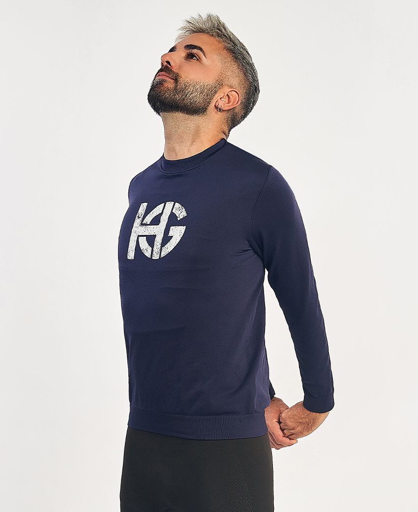 LOBBY · Sudadera seamless termorreguladora para invierno | Marino - Imagen 4
