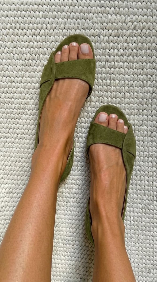Sora - Sandalias destalonadas de ante para Mujer - Imagen 4