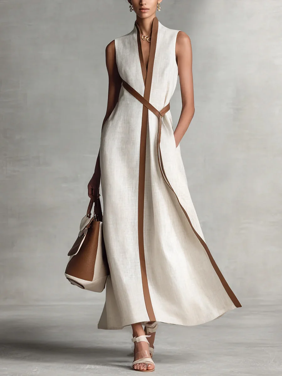 Elira | Vestido de lino para Mujer - Imagen 3