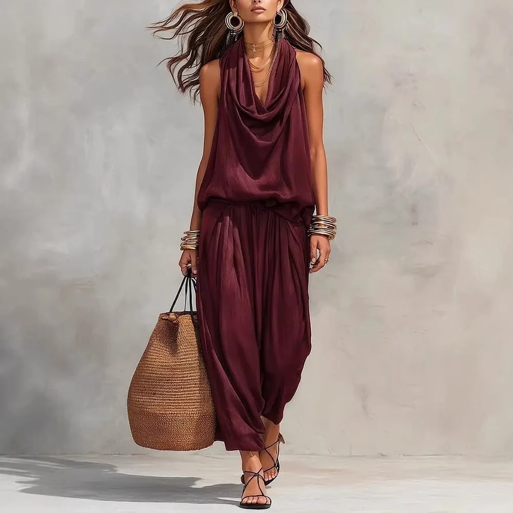 Simona | Conjunto de dos piezas que consiste en una blusa y pantalones para Mujer - Imagen 4