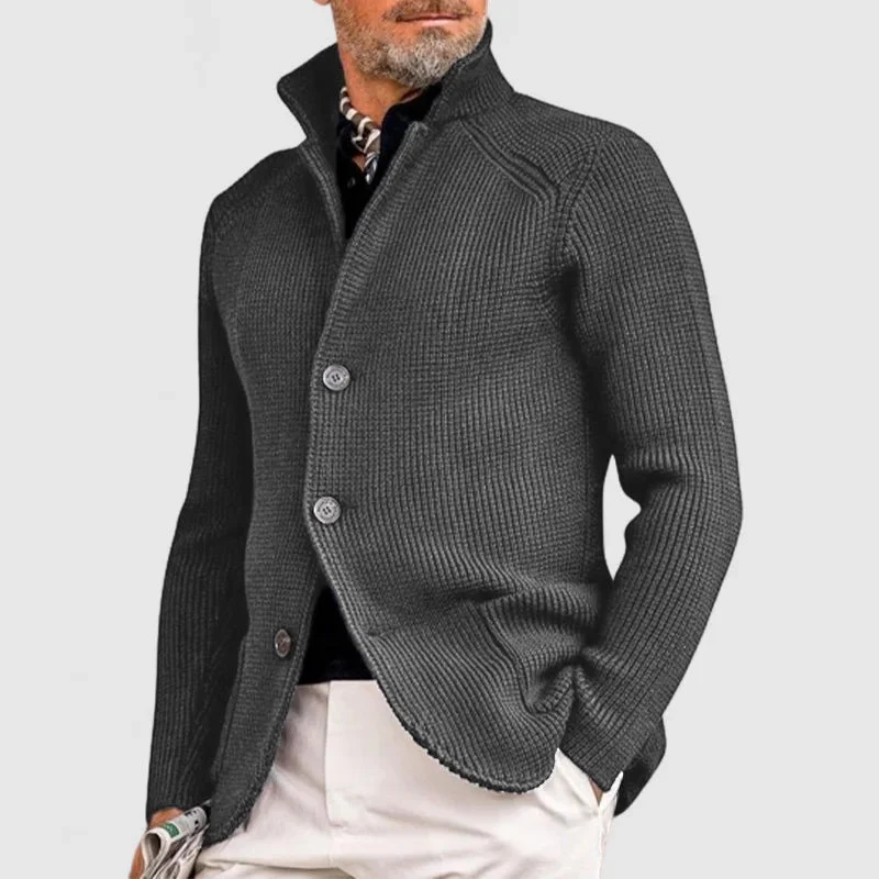 Ramon - Jersey elegante con bolsillo de punto con solapa para hombre - Imagen 9