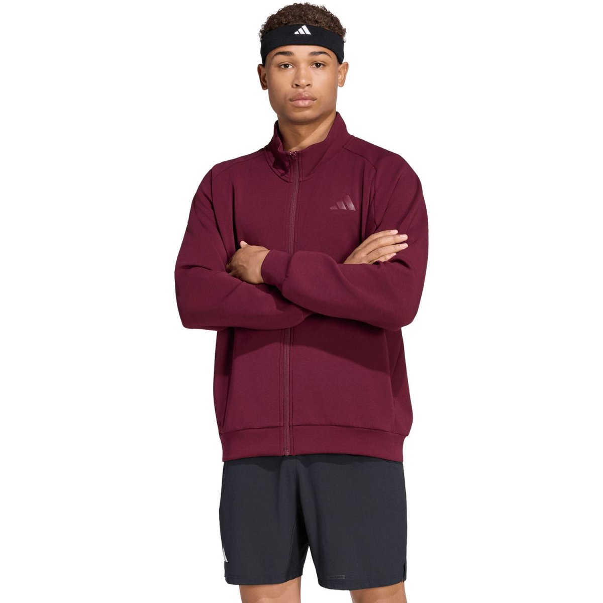 Chaqueta Adidas Cover Up Granate 2026 - Imagen 2