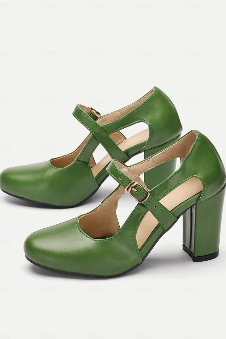 Ambra™ | Zapatos de salón con tira en T y tacón cómodo - Imagen 5