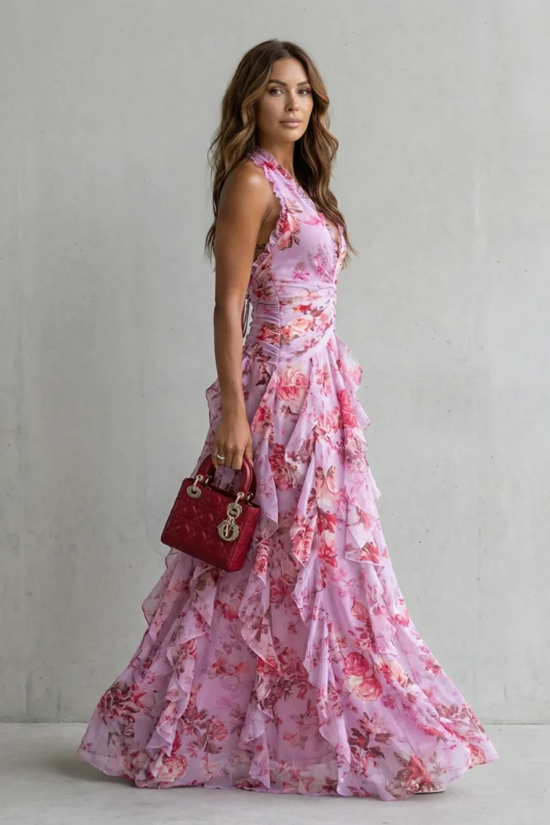 Belladina – Vestido de rosas románticas para Mujer - Imagen 4