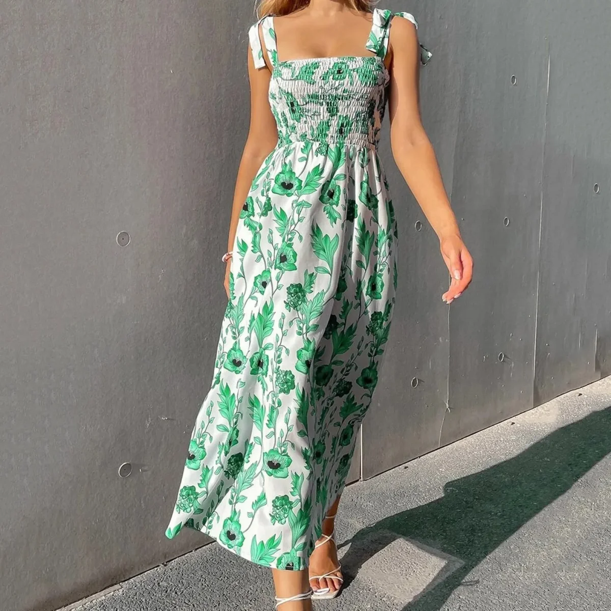 Nara™ Vestido holgado sin mangas con tirantes para mujer - Imagen 4