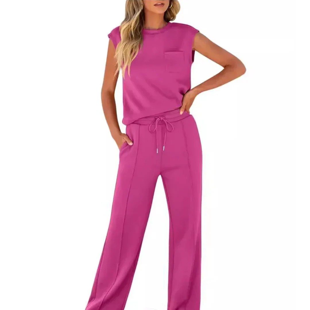 KAIYA™ – Conjunto Casual de Verano Suave de Mujer - Imagen 4