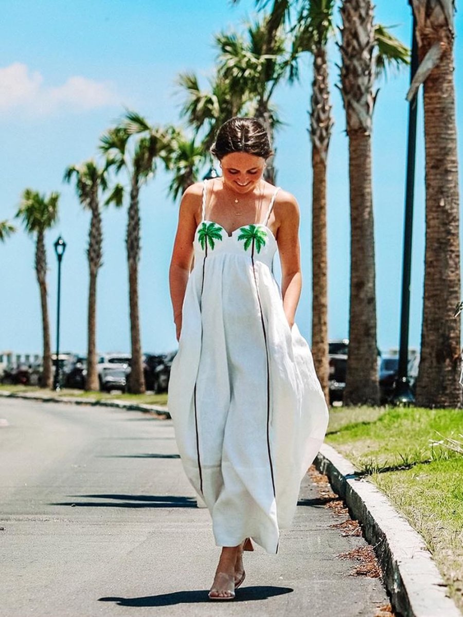 Celeste™ Vestido con tirantes de primavera/verano - Imagen 4