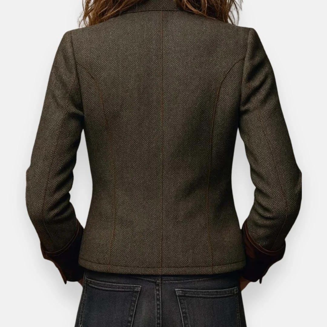 Anais | Chaqueta elegante con detalles de terciopelo para Mujer - Imagen 5