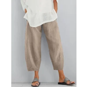 Marina | Pantalones de Lino Sin Esfuerzo para Mujer