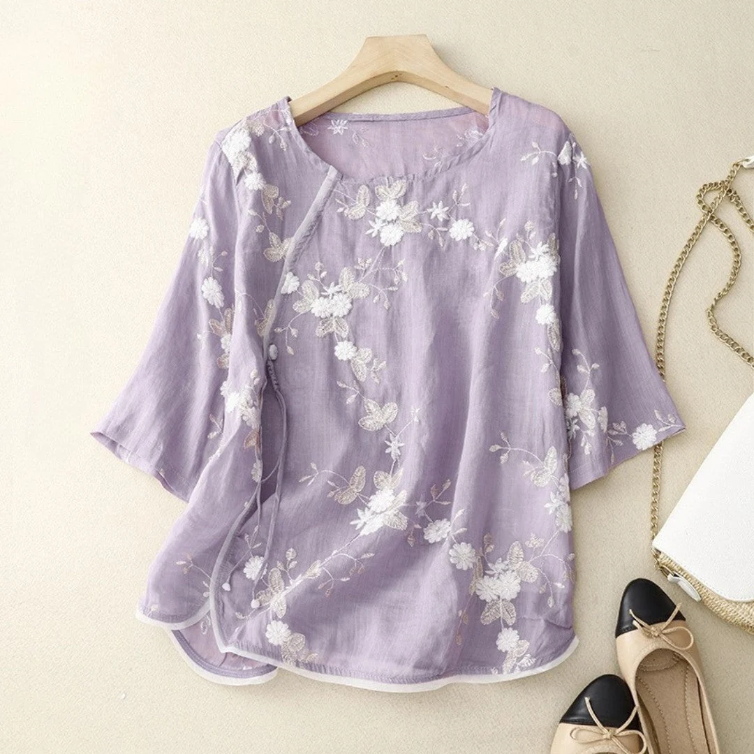 Laurienne™ | Blusa bordada - Imagen 4