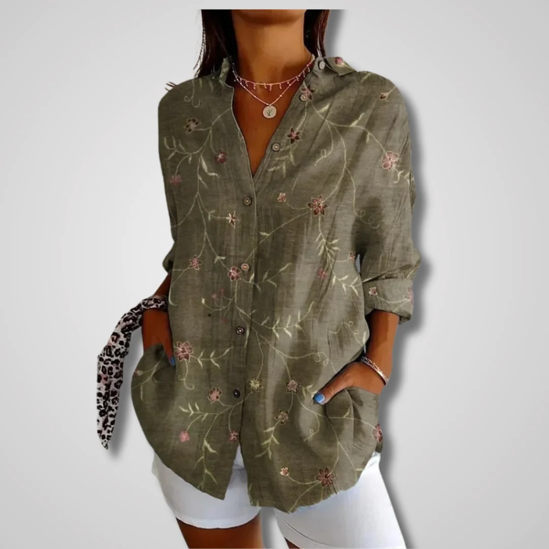MELLE - Camisa Vintage para Mujer - Imagen 7