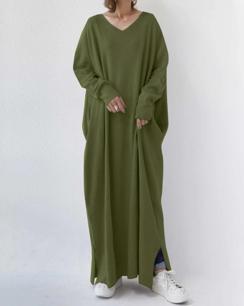 Sofia | Elegante vestido largo de invierno para mujer con mangas largas - Imagen 7