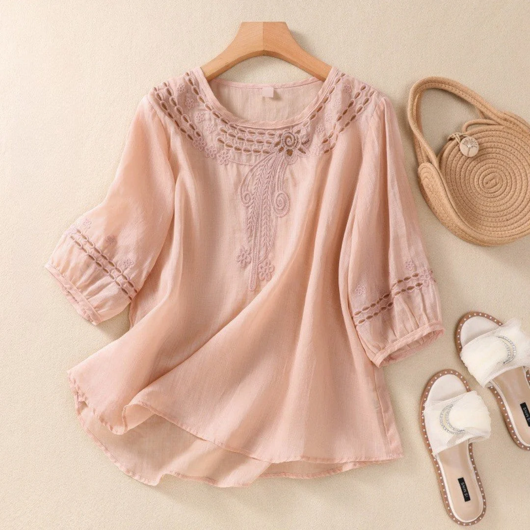 Laurienne™ | Blusa bordada - Imagen 4