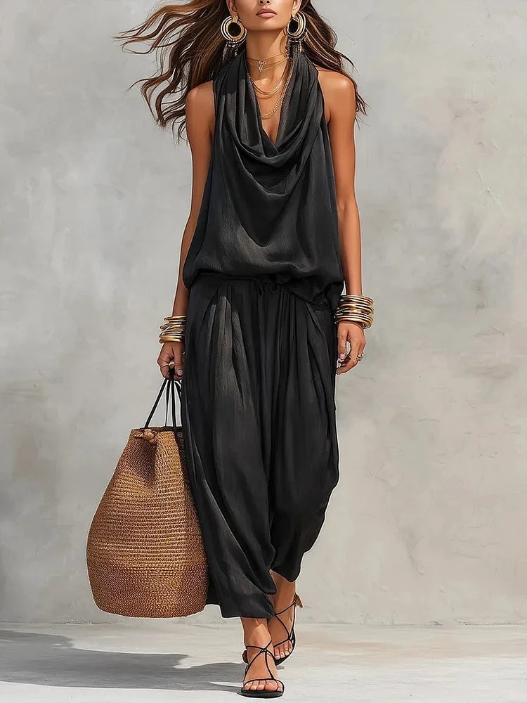 Simona | Conjunto de dos piezas que consiste en una blusa y pantalones para Mujer - Imagen 2