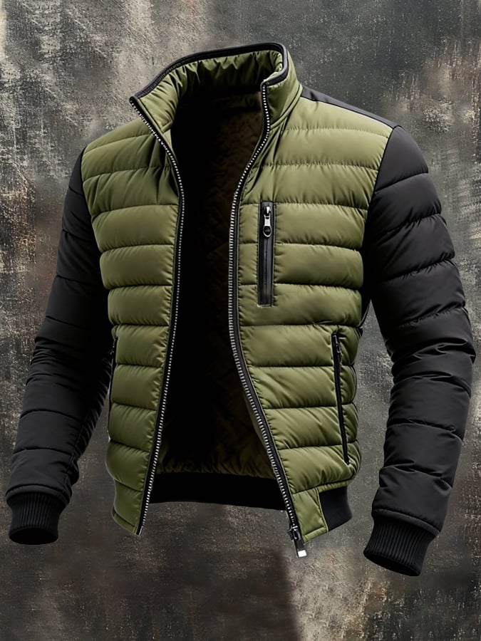 Traian - Chaqueta Acolchada con Cremallera y Forro Cortado - Imagen 2