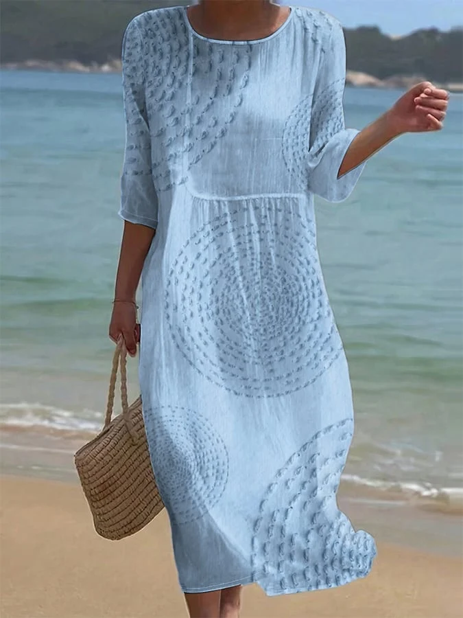 Nisha - Vestido casual bordado para Mujer - Imagen 6