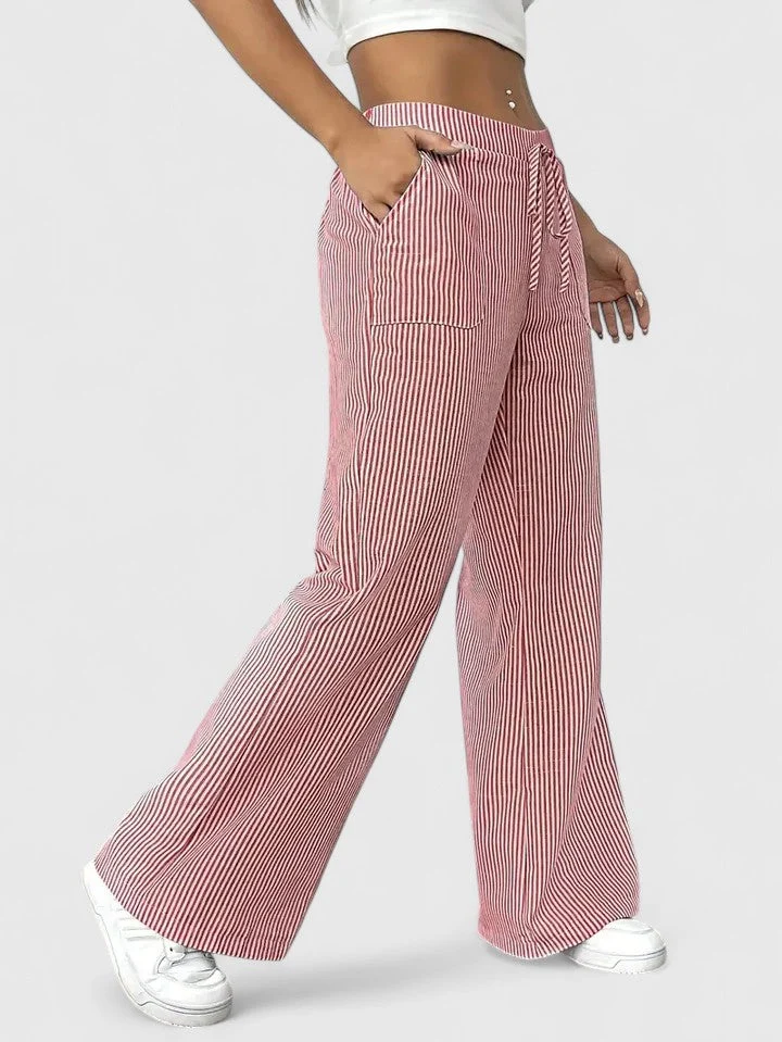 Dominique | Pantalones anchos y cómodos con detalles elegantes - Imagen 5