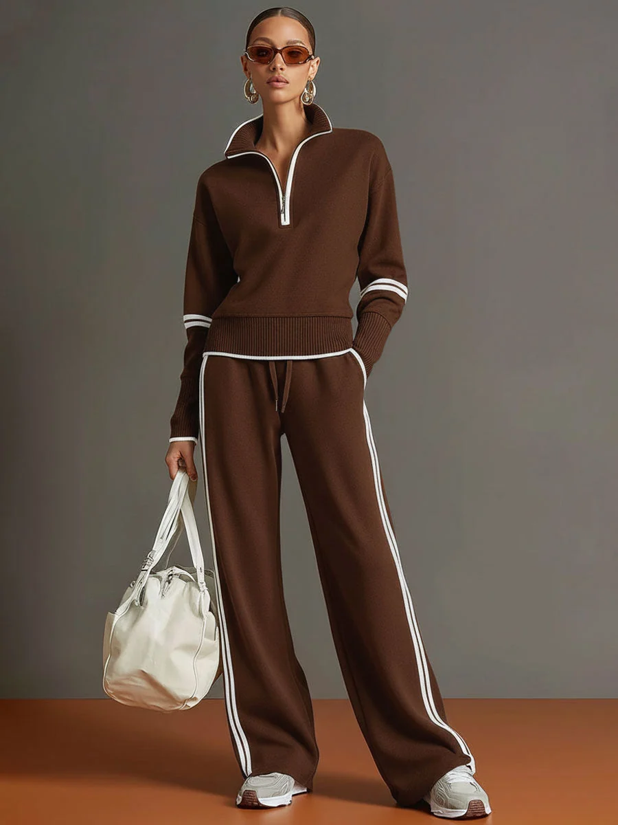 Marietta | Blusa y pantalón con piernas anchas para Mujer - Imagen 9