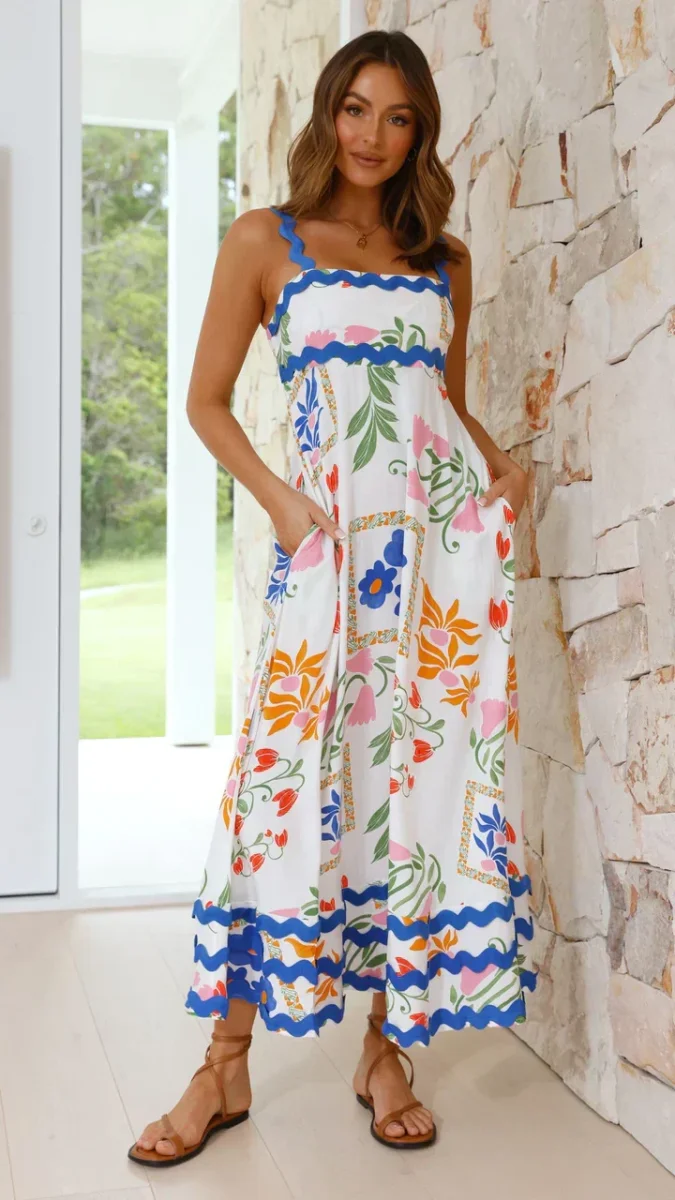 Vestido Amaya™ Fresco de Estampado Colorido - Imagen 2