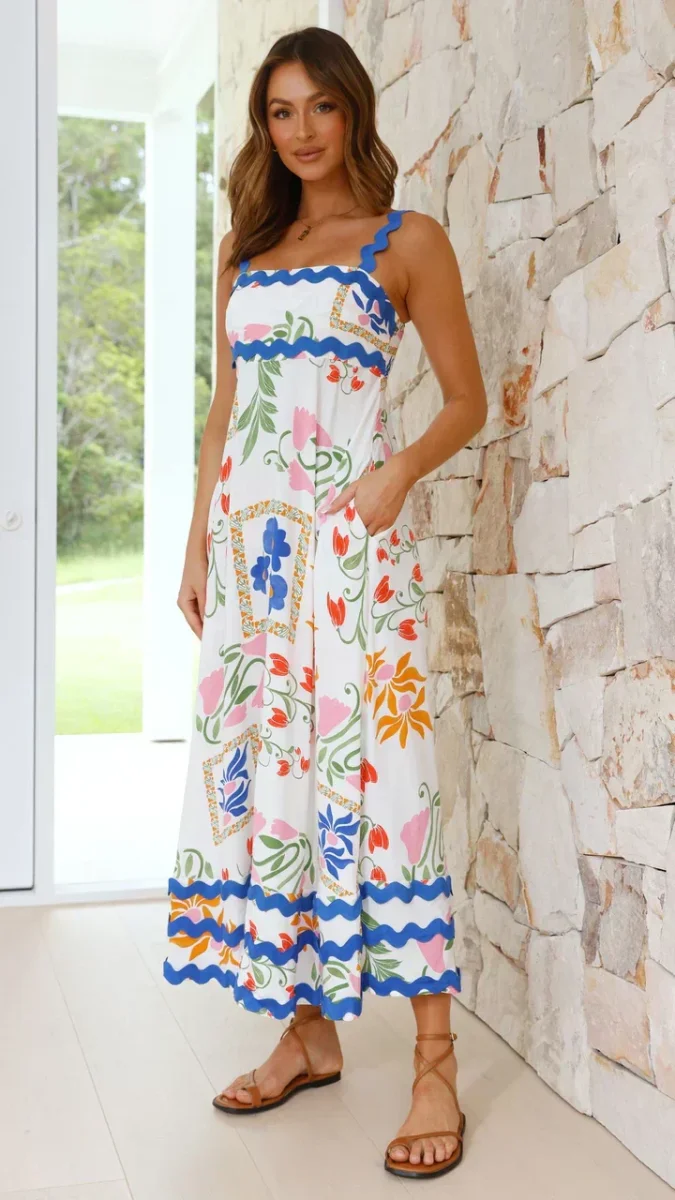Vestido Amaya™ Fresco de Estampado Colorido - Imagen 3