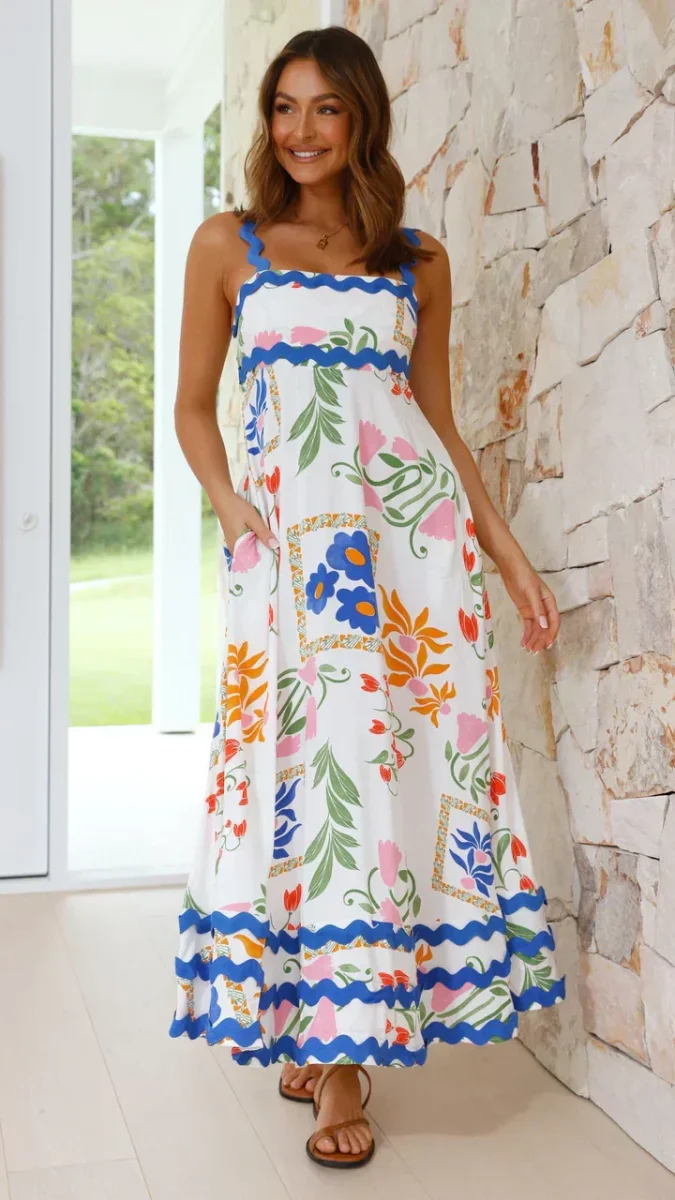 Vestido Amaya™ Fresco de Estampado Colorido - Imagen 4