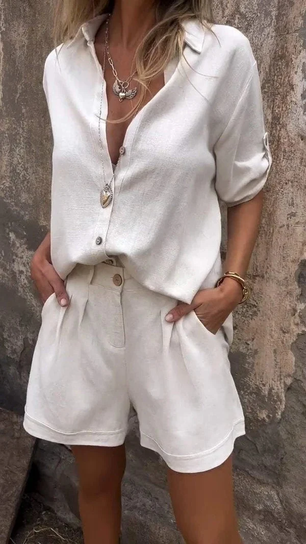 Gina™ Conjunto de dos piezas elegante - Imagen 3