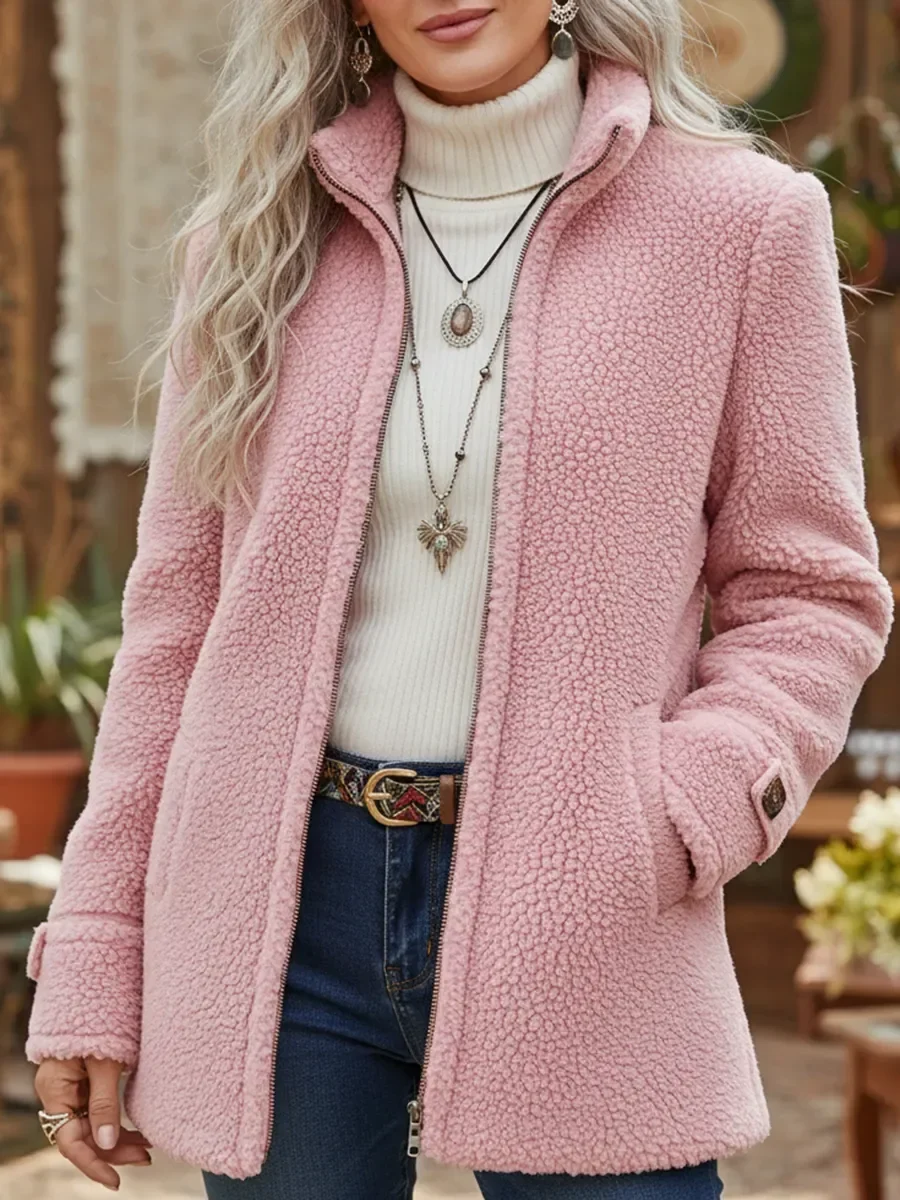 Annelies – Chaqueta de Mujer suave con cremallera - Imagen 2